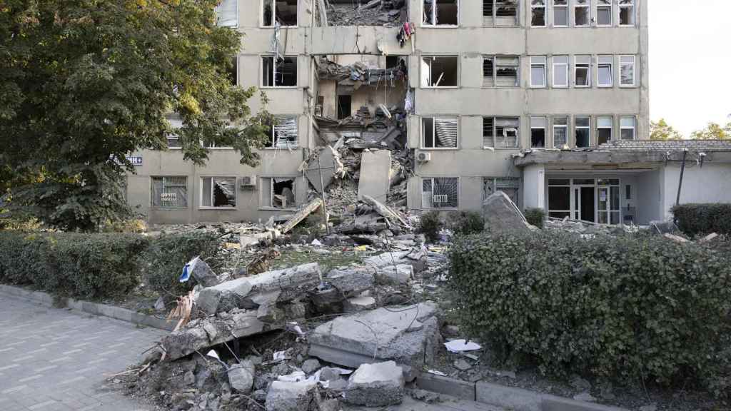 Destruction à Mykolaiv.