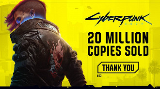 CD Projekt Red remercie les fans de Cyberpunk 2077 pour les 20 millions d'exemplaires du jeu vendus. Source : CD Projekt Red