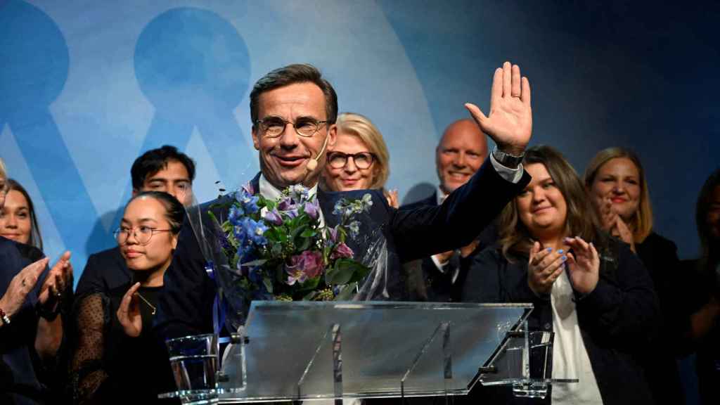 Le leader du parti modéré, Ulf Kristersson.