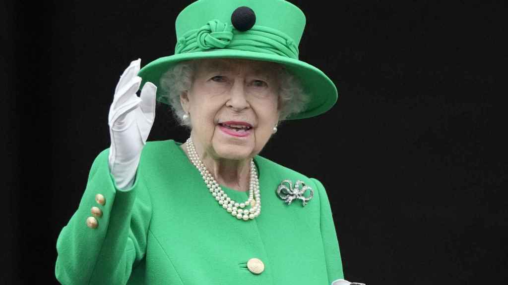 La reine Elizabeth II lors de son jubilé de platine.