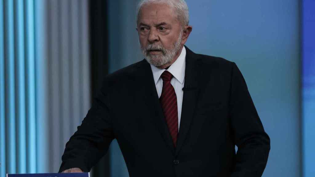 Lula da Silva pendant le débat.