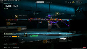 Chargement amélioré du fusil d'assaut M4 dans Call of Duty Warzone 2.