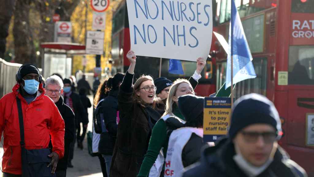 NHS (National Health Service) Grève