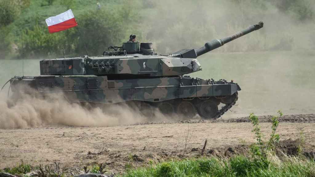Un Leopard 2PL de l'armée polonaise