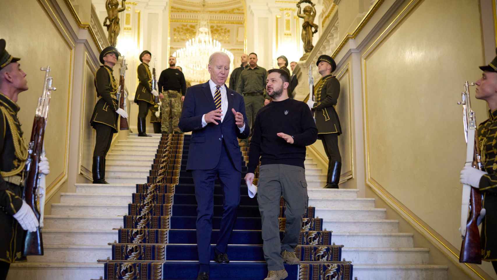 Joe Biden en visite à Kiev